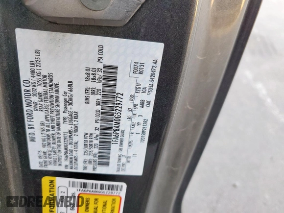 2016 Ford Mustang V6 с VIN 1FA6P8AM0G5229772, выставлен на аукционе Copart как лот 53362875 с пробегом 101 621 миль миль и Списание • Salvage title. История ставок и продаж доступна на DreamBid. Изображение 13.