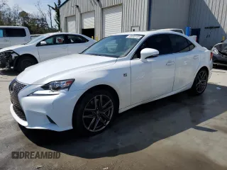 2016 Lexus IS with VIN JTHBE1D26G5026870, listed as a Copart auction lot 48495185 with 86,389 mi miles and Salvage Title. Bid and sale history available at carsss.com. Image 1.