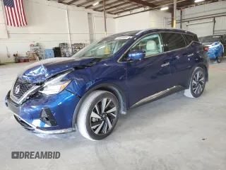 2022 Nissan Murano SL with VIN 5N1AZ2CJ1NC113032, listed as a Copart auction lot 55800465 with 36,868 mi miles and Non Repairable. Bid and sale history available at carsss.com. Image 1.