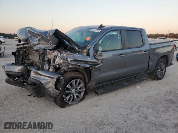2021 Chevrolet Silverado 1500 RST with VIN 3GCPWDET4MG256652, listed as a Copart auction lot 80659894 with 75,714 mi miles and Salvage Title. Bid and sale history available at DreamBid. Image 1.