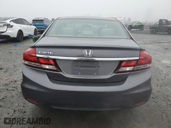 2014 Honda Civic Sedan LX with VIN 19XFB2F59EE263752, listed as a Copart auction lot 88976505 with 139,897 mi miles and Salvage Title. Bid and sale history available at carsss.com. Image 6.