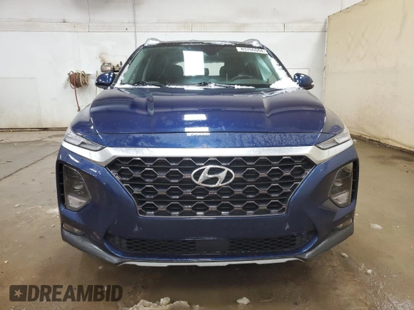 2019 Hyundai Santa Fe Ultimate with VIN 5NMS5CAD7KH075911, listed as a Copart auction lot 83766084 with 36,629 mi miles and Non Repairable. Bid and sale history available at carsss.com. Image 5.