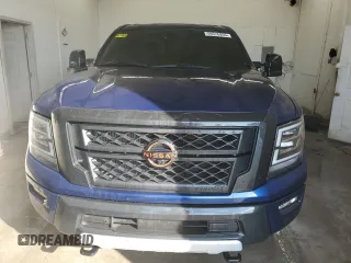 2024 Nissan Titan SV with VIN 1N6AA1FB2RN104714, listed as a Copart auction lot 56576955 with 25,800 mi miles and Salvage title. Bid and sale history available at DreamBid. Image 5.