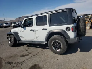2020 Jeep Wrangler Unlimited Sport S z VIN 1C4HJXDG4LW209887, wystawiony jako Copart lot #59419785 z przebiegiem 89 138 mil mil oraz Szkoda całkowita • Salvage title. Historia ofert i sprzedaży dostępna na DreamBid. Obrazek 2.