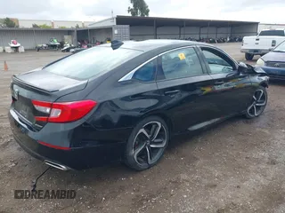 2019 Honda Accord Sport with VIN 1HGCV1F34KA027528, listed as a IAAI auction lot 42146346 with 51,221 mi miles and . Bid and sale history available at DreamBid. Image 4.