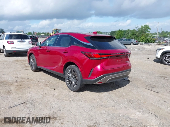 2024 Lexus RX 350h z VIN 2T2BBMCA9RC036038, wystawiony jako IAAI lot #42672432 z przebiegiem Nie podano mil oraz . Historia ofert i sprzedaży dostępna na DreamBid. Obrazek 3.