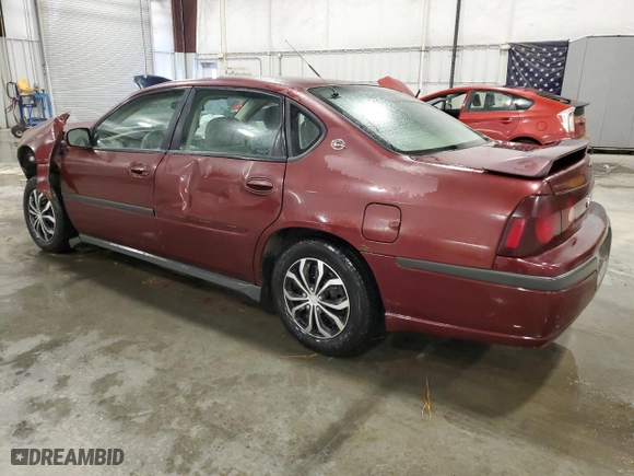 2001 Chevrolet Impala with VIN 2G1WF55E919116002, listed as a Copart auction lot 41787845 with 0 mi miles and Salvage Title. Bid and sale history available at carsss.com. Image 2.