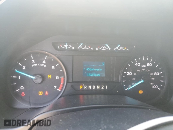 2019 Ford Super Duty F-250 SRW XL with VIN 1FTBF2A67KEG65490, listed as a Copart auction lot 46527095 with 134,154 mi miles and Salvage Title. Bid and sale history available at carsss.com. Image 9.