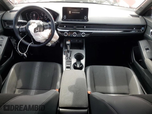 2023 Honda Civic Sport with VIN 2HGFE2F51PH545299, listed as a Copart auction lot 57341085 with 7,339 mi miles and Salvage title. Bid and sale history available at DreamBid. Image 8.
