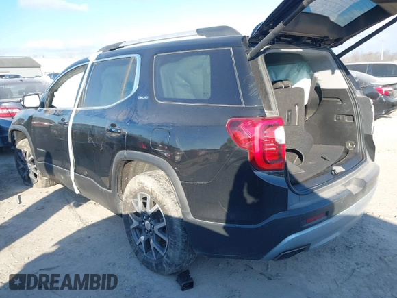 2021 GMC Acadia SLE with VIN 1GKKNRLS0MZ192845, listed as a IAAI auction lot 41089480 with 64,651 mi miles. Bid and sale history available at carsss.com. Image 3.