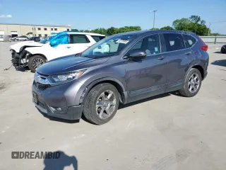 2017 Honda CR-V EX-L with VIN 7FARW1H84HE014443, listed as a Copart auction lot 54170905 with 100,253 mi miles and Salvage Title. Bid and sale history available at DreamBid. Image 1.