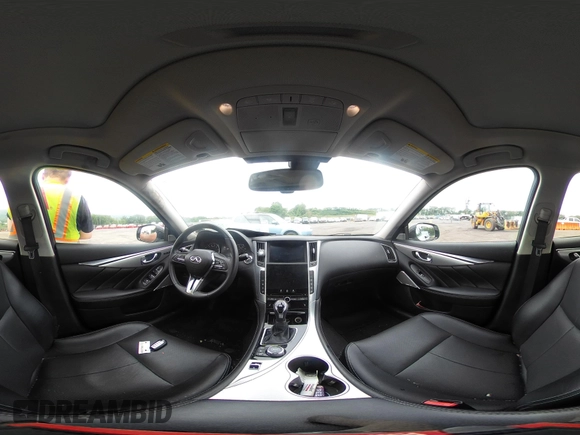 2023 Infiniti Q50 Luxe with VIN JN1EV7BR5PM541157, listed as a IAAI auction lot 42452178 with 60,271 mi miles and . Bid and sale history available at DreamBid. Image 18.
