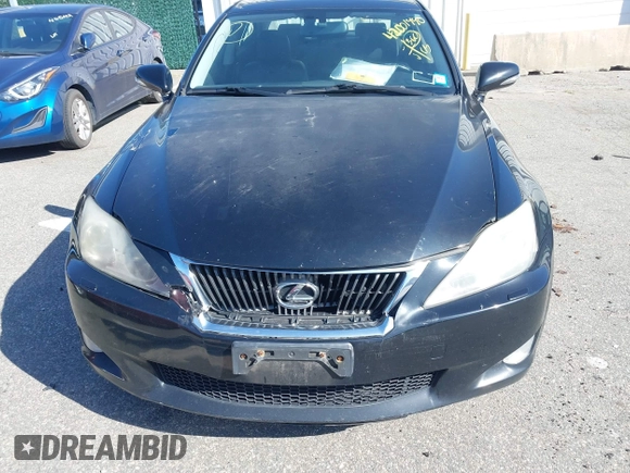 2009 Lexus IS with VIN JTHCK262795033670, listed as a IAAI auction lot 42001440 with 151,107 mi miles. Bid and sale history available at carsss.com. Image 6.
