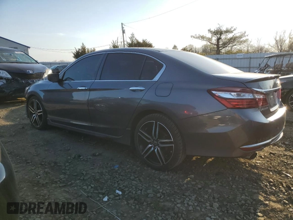 2016 Honda Accord Sport with VIN 1HGCR2F57GA075558, listed as a Copart auction lot 47458875 with 123,850 mi miles and Salvage title. Bid and sale history available at DreamBid. Image 2.