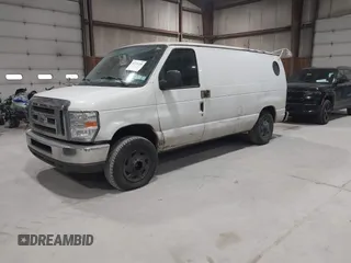 2008 Ford Econoline Cargo Commercial with VIN 1FTNE14W38DA55834, listed as a IAAI auction lot 41711206 with 102,369 mi miles and . Bid and sale history available at DreamBid. Image 2.