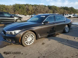 2017 BMW 7 Series 740i xDrive with VIN WBA7E4C50HGU99073, listed as a Copart auction lot 86506784 with 107,109 mi miles and Salvage Title. Bid and sale history available at carsss.com. Image 1.
