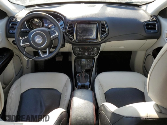 2018 Jeep Compass Limited with VIN 3C4NJDCB0JT144305, listed as a Copart auction lot 54834825 with 202,781 mi miles and Salvage title. Bid and sale history available at DreamBid. Image 8.