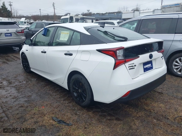 2022 Toyota Prius LE with VIN JTDL9MFU3N3035383, listed as a IAAI auction lot 38575050 with 23,304 mi miles. Bid and sale history available at carsss.com. Image 3.