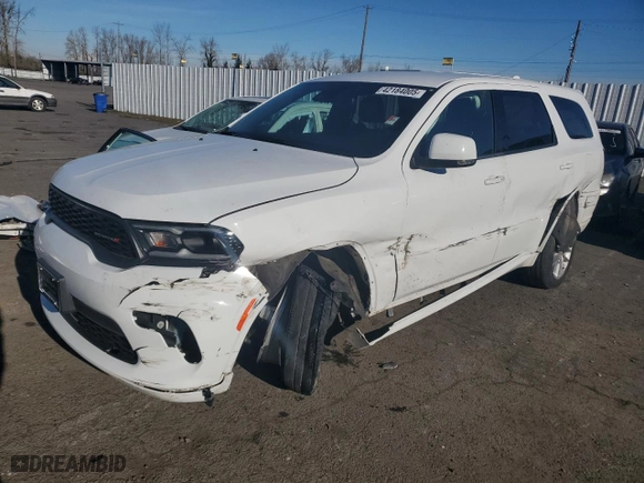 2022 Dodge Durango GT with VIN 1C4RDJDGXNC220230, listed as a Copart auction lot 42184005 with 42,340 mi miles and Salvage Title. Bid and sale history available at carsss.com. Image 1.