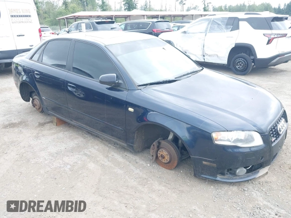 2007 Audi A4 z VIN WAUEH78E57A062129, wystawiony jako IAAI lot #42426196 z przebiegiem 165 157 mil mil oraz . Historia ofert i sprzedaży dostępna na DreamBid. Obrazek 1.