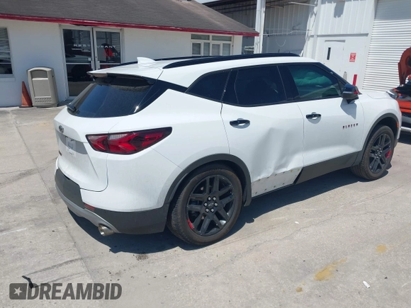 2022 Chevrolet Blazer LT with VIN 3GNKBDRS6NS147946, listed as a IAAI auction lot 42022497 with 50,608 mi miles and . Bid and sale history available at DreamBid. Image 4.