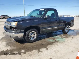 2004 Chevrolet Silverado 1500 Work Truck with VIN 1GCEC14XX4Z308059, listed as a Copart auction lot 47212375 with 76,014 mi miles and Salvage Title. Bid and sale history available at carsss.com. Image 1.