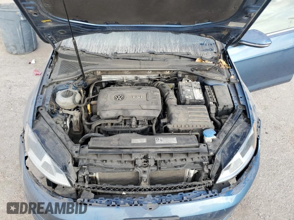 2016 Volkswagen Golf SportWagen TSI S with VIN 3VWC17AUXGM522790, listed as a Copart auction lot 83747844 with 0 mi miles and Salvage Title. Bid and sale history available at carsss.com. Image 12.