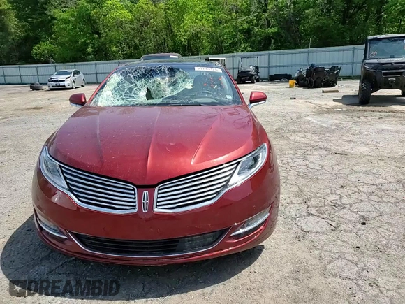 2014 Lincoln MKZ with VIN 3LN6L2GKXER800389, listed as a Copart auction lot 51793125 with 35,976 mi miles and Salvage title. Bid and sale history available at DreamBid. Image 10.