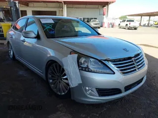 2014 Hyundai Equus Signature with VIN KMHGH4JH6EU080127, listed as a IAAI auction lot 41988215 with 94,349 mi miles and . Bid and sale history available at DreamBid. Image 1.