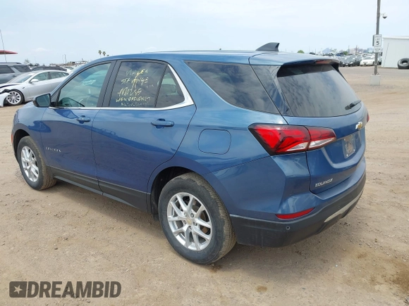 2024 Chevrolet Equinox LT with VIN 3GNAXUEG4RL344290, listed as a IAAI auction lot 42761923 with 29,056 mi miles and . Bid and sale history available at DreamBid. Image 3.