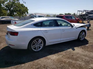 2019 Audi A5 Sportback Premium Plus with VIN WAUBNCF54KA008336, listed as a Copart auction lot 62848203 with 49,168 mi miles. Bid and sale history available at carsss.com. Image 3.