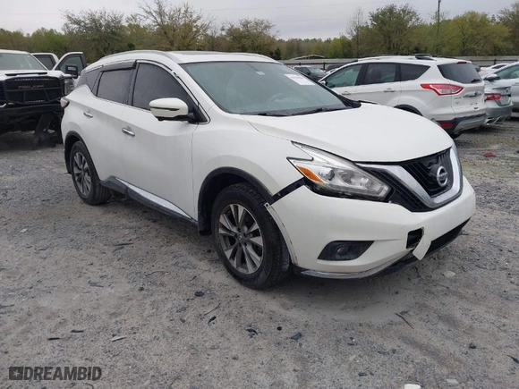 2017 Nissan Murano SV with VIN 5N1AZ2MG8HN119003, listed as a IAAI auction lot 41914020 with 119,931 mi miles. Bid and sale history available at carsss.com. Image 1.
