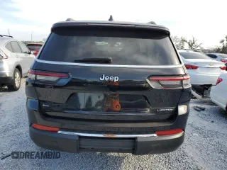 2021 Jeep Grand Cherokee Limited with VIN 1C4RJJBG3M8116482, listed as a Copart auction lot 54333095 with 31,178 mi miles and Salvage title. Bid and sale history available at DreamBid. Image 6.
