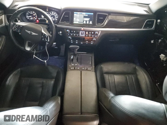 2019 Genesis G80 3.8L with VIN KMTFN4JE2KU321466, listed as a Copart auction lot 44622055 with 94,026 mi miles and Salvage title. Bid and sale history available at DreamBid. Image 8.