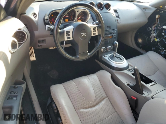 2008 Nissan 350Z Enthusiast with VIN JN1BZ36A98M851592, listed as a Copart auction lot 81603844 with 62,014 mi miles and Salvage Title. Bid and sale history available at DreamBid. Image 8.