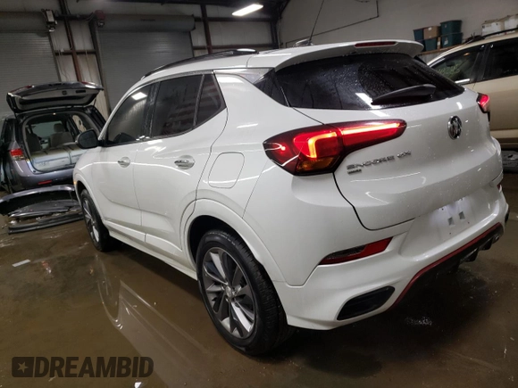 2020 Buick Encore GX Essence with VIN KL4MMGSL3LB088776, listed as a Copart auction lot 45129465 with 36,270 mi miles and Salvage title. Bid and sale history available at DreamBid. Image 2.