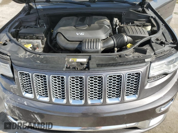 2015 Jeep Grand Cherokee Summit with VIN 1C4RJEJG6FC920316, listed as a Copart auction lot 49051945 with 120,429 mi miles and Salvage title. Bid and sale history available at DreamBid. Image 13.