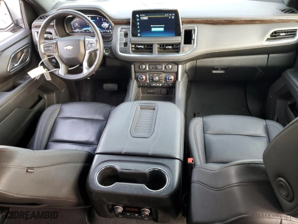 2023 Chevrolet Tahoe LT with VIN 1GNSKNKD0PR381118, listed as a Copart auction lot 43597495 with 44,953 mi miles and Salvage Title. Bid and sale history available at carsss.com. Image 8.
