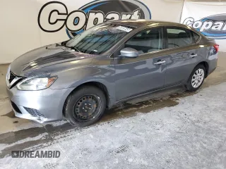 2016 Nissan Sentra S with VIN 3N1AB7AP3GL683234, listed as a Copart auction lot 54865725 with 189,161 mi miles and Clean Title. Bid and sale history available at carsss.com. Image 1.