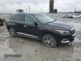 2018 Infiniti QX60 with VIN 5N1DL0MN2JC510411, listed as a Copart auction lot 48258305 with 97,921 mi miles and Salvage Title. Bid and sale history available at carsss.com. Image 4.