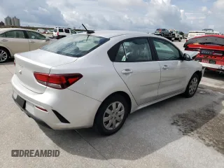 2022 Kia Rio LX with VIN 3KPA24AD2NE506127, listed as a Copart auction lot 63672404 with Not Provided miles and Salvage Title. Bid and sale history available at DreamBid. Image 3.