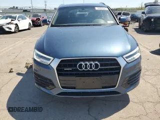 2018 Audi Q3 Premium Plus with VIN WA1JCCFS1JR011991, listed as a Copart auction lot 55063625 with 57,962 mi miles and Salvage title. Bid and sale history available at DreamBid. Image 5.