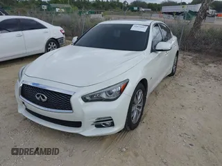 2017 Infiniti Q50 Signature Edition with VIN JN1EV7AP8HM736610, listed as a IAAI auction lot 41611812 with 59,889 mi miles and . Bid and sale history available at DreamBid. Image 18.
