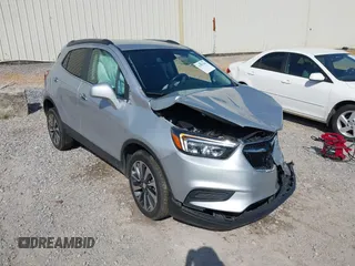 2021 Buick Encore Preferred with VIN KL4CJESM5MB377080, listed as a IAAI auction lot 41987500 with 46,668 mi miles. Bid and sale history available at carsss.com. Image 1.