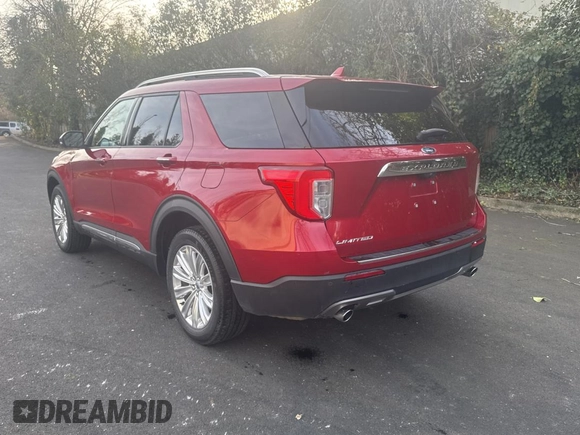 2020 Ford Explorer Limited with VIN 1FM5K8FW9LGA00225, listed as a Copart auction lot 42375415 with 39,042 mi miles and Salvage Title. Bid and sale history available at carsss.com. Image 3.