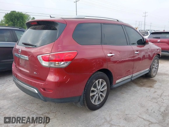 2015 Nissan Pathfinder SV z VIN 5N1AR2MN5FC612886, wystawiony jako IAAI lot #42294058 z przebiegiem 199 896 mil mil oraz . Historia ofert i sprzedaży dostępna na DreamBid. Obrazek 4.