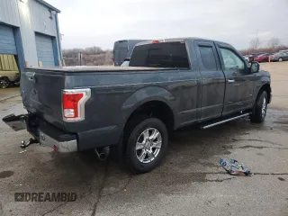2017 Ford F-150 XL with VIN 1FTFX1EG2HFA44947, listed as a Copart auction lot 85162954 with 138,896 mi miles and Salvage Title. Bid and sale history available at carsss.com. Image 3.