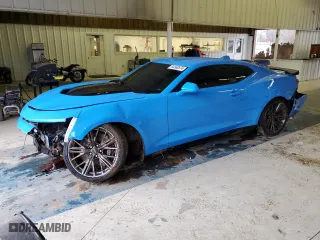2022 Chevrolet Camaro ZL1 with VIN 1G1FK1R65N0107806, listed as a Copart auction lot 84560574 with 21,710 mi miles and Salvage Title. Bid and sale history available at carsss.com. Image 1.