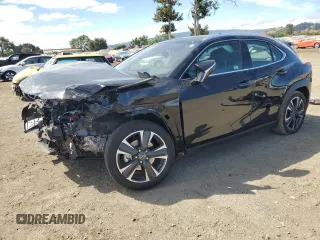 2023 Lexus UX 250h с VIN JTHX6JBHXP2155450, выставлен на аукционе Copart как лот 65983925 с пробегом Не указан миль и Списание • Salvage title. История ставок и продаж доступна на DreamBid. Изображение 1.