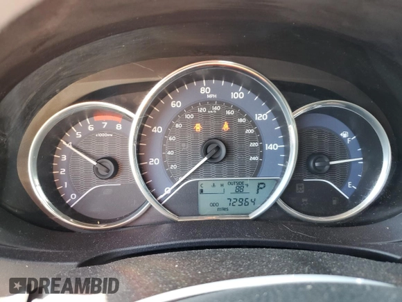 2016 Toyota Corolla L with VIN 5YFBURHEXGP474068, listed as a Copart auction lot 52185065 with 72,964 mi miles and Salvage Title. Bid and sale history available at DreamBid. Image 9.